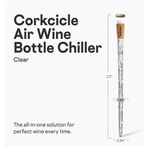Corkcicle Wine Chiller with Cork Top